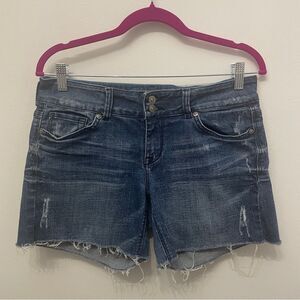 dELiA*s Blue Jean Shorts Distressed Cut-Off